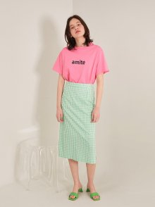 GREEN LEA GINGHAM CHECK SKIRT