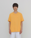 FINEST COTTON HALF SLEEVE TEE-YELLOW