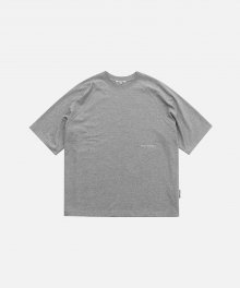 OVERSIZE RAGLAN TEE (Premium BASIC)-GREY