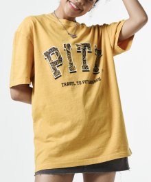 PITT 유니폼 오버핏 반팔티 옐로우