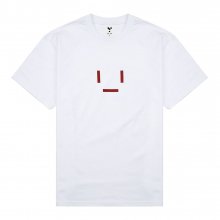 EMOTICON 반팔 티셔츠 WHITE/RED