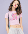 BUTTERFLY GRAPHIC T-SHIRT [LILAC]