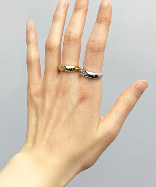 티오유(tou) [2SET] CL135 Shining Bulging Ring Set