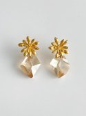 엘리오나(ELYONA) Wildflower Crystal Earrings (gold,silver)