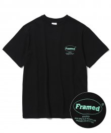 FRAMED OVAL LOGO TEE_BLACK(IK2AMMT518A)