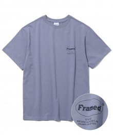 FRAMED OVAL LOGO TEE_BLUE(IK2AMMT518A)