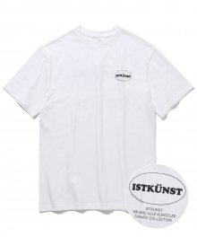 SMALL OVAL LOGO TEE_WHITE(IK2AMMT506A)