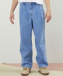 DO-NOT-REVERSE COTTON PANTS DENIM BLUE