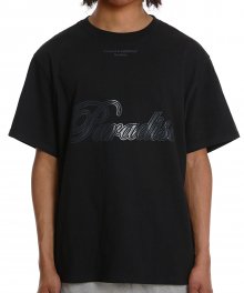 파라다이스 프린팅 반팔 티셔츠(블랙)