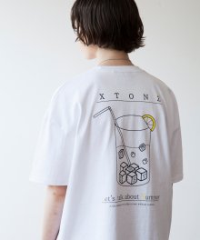 XTT015 아이스 큐브 반팔 티셔츠 (WHITE)
