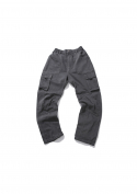 아이사피(I4P) washing panel pants charcoal