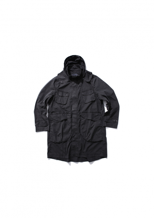 washing long coat charcoal