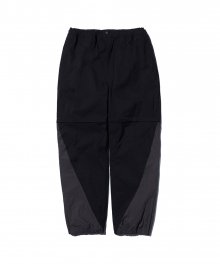 20ELTSM015 Detachable Nylon Track Pants_Black