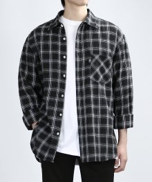 MOST CHECK SHIRTS (BLACK)