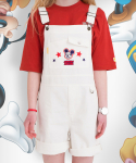 메인부스(MAINBOOTH) Mickey Mouse Overall Shorts(WHITE)