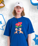 메인부스(MAINBOOTH) Chip n Dale Present T-shirt(CLASSIC BLUE)