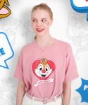 메인부스(MAINBOOTH) Chip n Dale Valentine T-shirt(PINK)