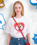 메인부스(MAINBOOTH) Chip n Dale Valentine T-shirt(WHITE)