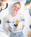 메인부스(MAINBOOTH) Mickey Mouse Tie-dye T-shirt(WHITE)