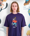 메인부스(MAINBOOTH) Mickey Mouse Family T-shirt(PURPLE)