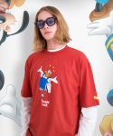 메인부스(MAINBOOTH) Mickey Mouse Family T-shirt(RED)