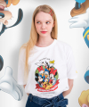 Mickey Mouse Love The Earth T-shirt(WHITE)