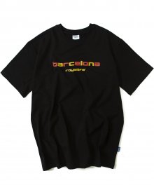 RL609 카탈루냐 반팔 티셔츠 - 블랙