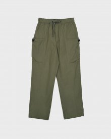 20SS COMFY KANGAROO POCKET PANTS OLIVE