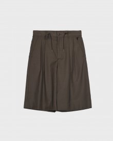 20SS VENTI WIDE HALF PANTS BROWN