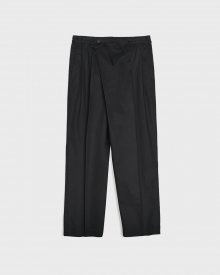 20SS COMFY WRAP SLACKS BLACK