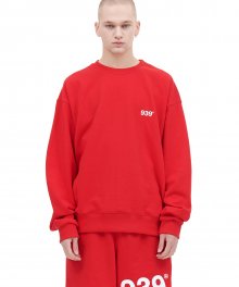 939 LOGO SWEAT (DEEP RED)