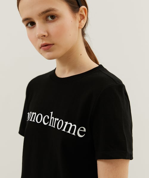 쓰리투에이티(THREE TO EIGHTY) Monochrome T-shirts (Black) - 38,000 | 무신사 스토어