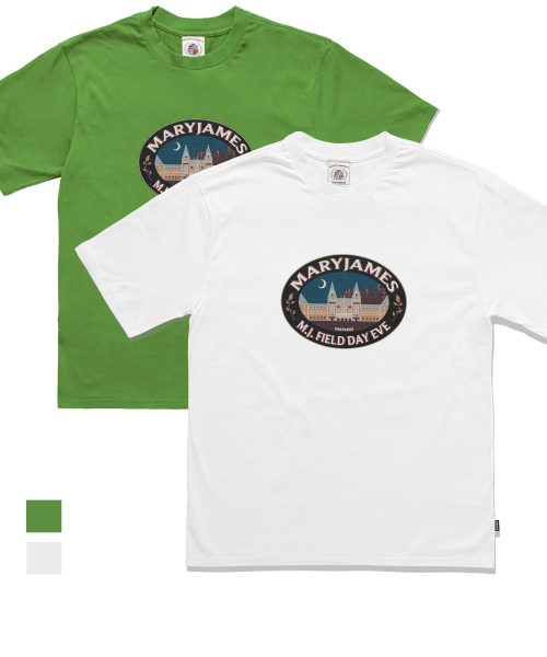 메리제임스(maryjames) [남녀공용-오버핏] INVITO HALF SLEEVE (2 COLOR)