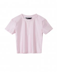 Logo Cropped T-Shirt Pink