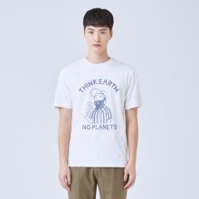 [에코] 심플 드로잉 반팔 티셔츠 SPRPA24C12