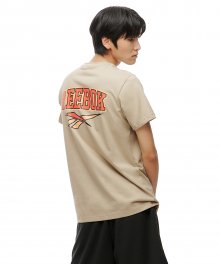 클래식 바스켓볼 티셔츠 - 베이지  / FJ3178