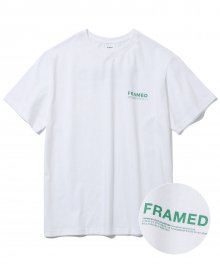 FRAMED LOGO TEE_WHITE(IK2AMMT516A)