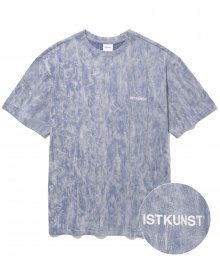 TIE DYED LOGO TEE_BLUE(IK2AMMT514A)