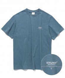 SANS SERIF LOGO TEE_BLUE(IK2AMMT513A)