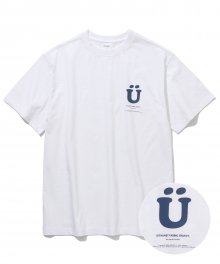 BIG U LOGO TEE_WHITE(IK2AMMT512A)