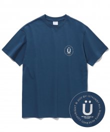 CIRCLE LOGO TEE_BLUE(IK2AMMT505A)