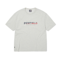 펜필드(PENFIELD) S/S 레트로 아메리칸 반팔티셔츠 오트밀_FL2KT28U