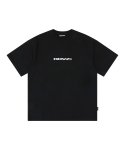 알디브이제트(RDVZ) 글리터 로고 티셔츠 - 블랙