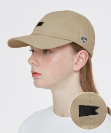 BLANK FLAG LOGO BALLCAP BEIGE