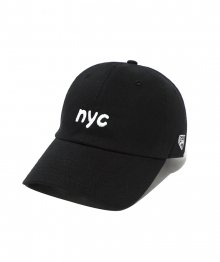 SMALL nyc LOGO BALLCAP BLACK