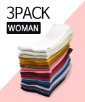 언비데이(UNBDAY) [3PACKS]여성 프리미엄 골지 양말 선택 패키지 (20 color)