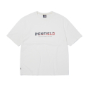 펜필드(PENFIELD) S/S 레트로 아메리칸 반팔티셔츠 화이트_FL2KT29U