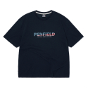 펜필드(PENFIELD) S/S 레트로 아메리칸 반팔티셔츠 네이비_FL2KT27U