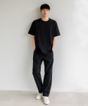 꼼소넛(COMSONNOT) Straight banding pants (Black) [Man]