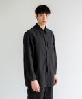Side pocket shirt (Black) [Man]